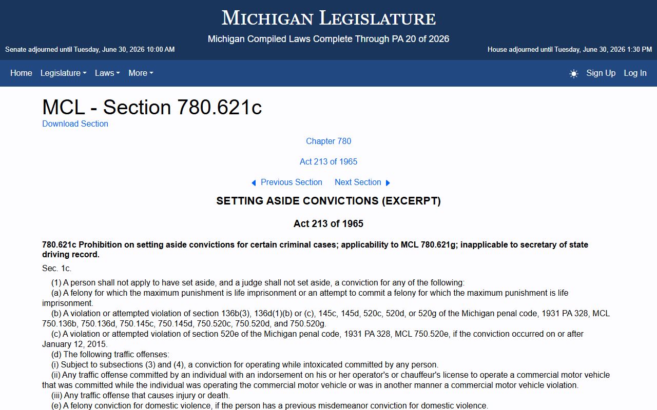Ottawa County criminal court records